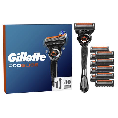 Gillette ProGlide Scheersysteem Met 10 Navulmesjes