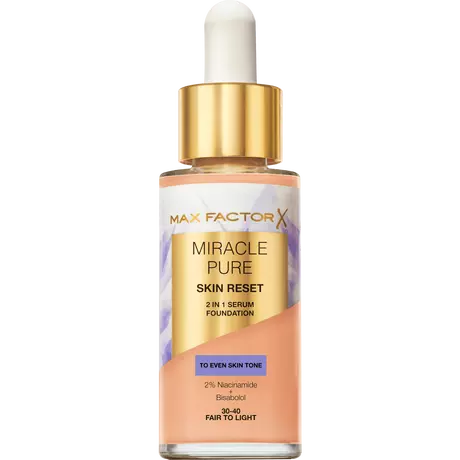 Max Factor Miracle Pure Serum Foundation 30-40 Fair To Light 30 ML