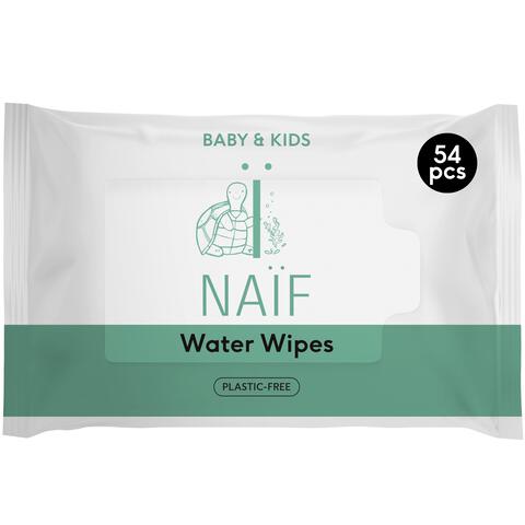 Naïf Plasticvrije Water Billendoekjes 54 stuks