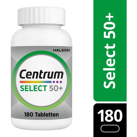 Centrum Select 50+ Multivitaminen Tabletten 180 stuks