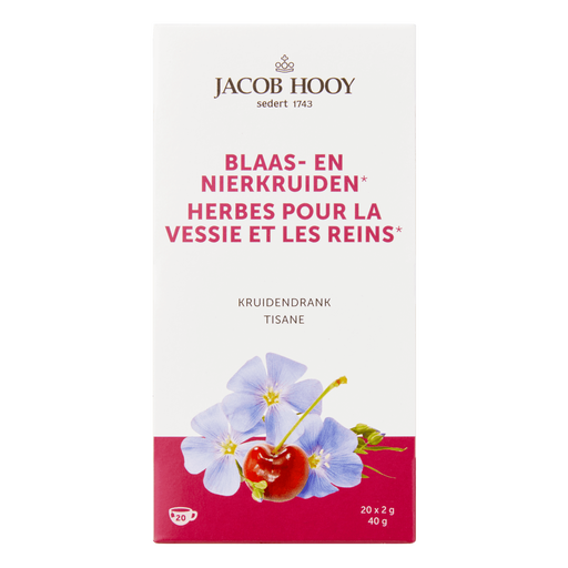 Jacob Hooy Theezakjes Blaas en Nier 20 stuks