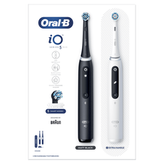 Oral-B iO 5 Zwart & Wit 2 Elektrische Tandenborstels By Braun