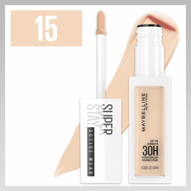 Maybelline New York SuperStay 30H Active Wear Concealer 15 Light 10 ML