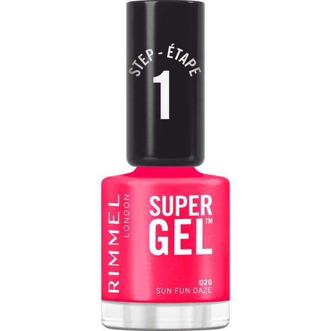 Rimmel London Super Gel Nailpolish - 026 Sun Fun Daze