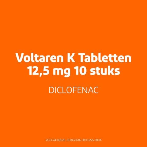 Voltaren K 12,5 MG Pijnstiller Diclofenac-Kalium Tabletten 10 stuks