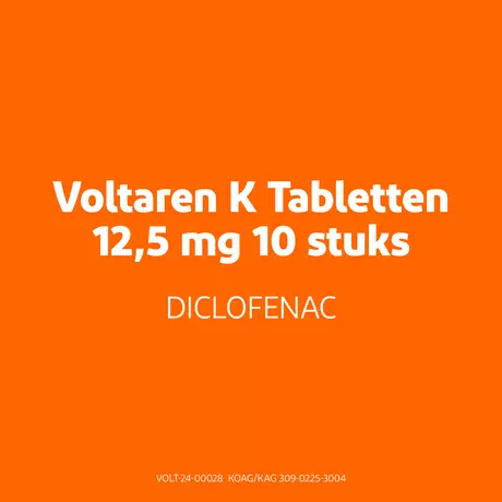 Voltaren K 12,5 MG Pijnstiller Diclofenac-Kalium Tabletten 10 stuks