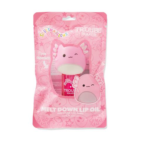 Trouble Maker X Squishmallows Archie The Axolotl Melt Down Lip Oil