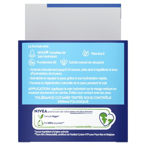 NIVEA Essentials 24u Hydraterende Nachtcrème Normale Huid 50 ML