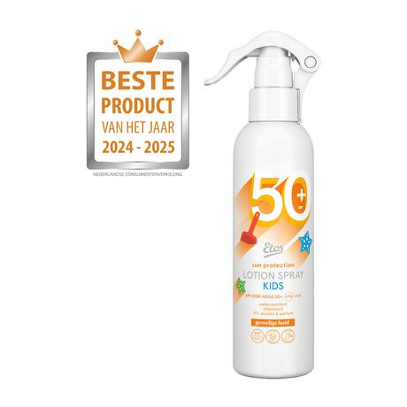 Etos Kids Zonnebrand Spray SPF 50+ Gevoelige Huid 200 ML