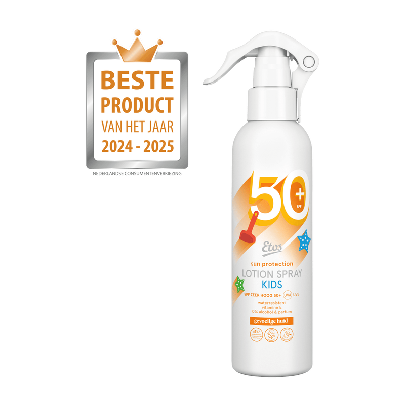 Etos Kids Zonnebrand Spray SPF 50+ Gevoelige Huid 200 ML