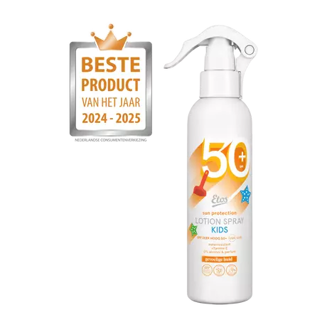 Etos Kids Zonnebrand Spray SPF 50+ Gevoelige Huid 200 ML