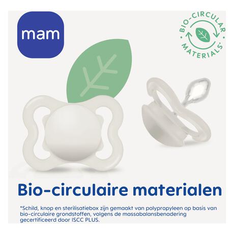 MAM Supreme Fopspenen 0-6 maanden Blue 2 stuks