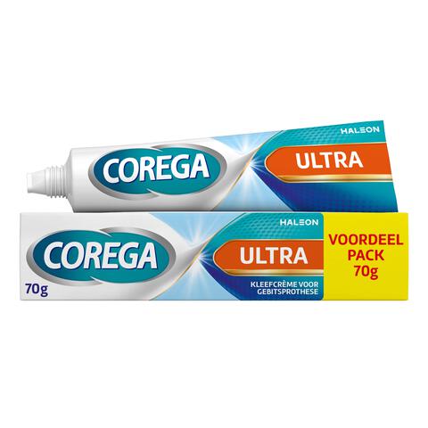 Corega Ultra Kleefcreme Gebitsprothese - 70 GR