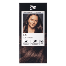 Etos Permanente Haarkleuring 5.0 lichtbruin