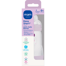 MAM Baby Easy Start Anti-Collic Babyfles Lila 260 ML
