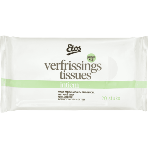 Etos Intiem Verfrissingtissues 20 stuks