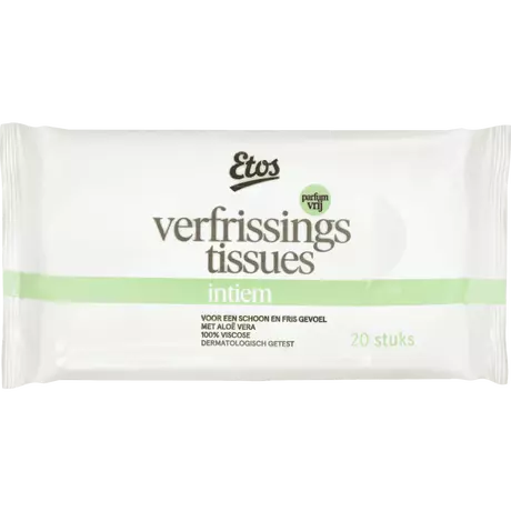 Etos Intiem Verfrissingtissues 20 stuks