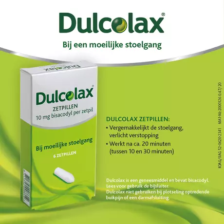 Dulcolax Bisacodyl Zetpillen 10 MG Zetpillen 6 stuks