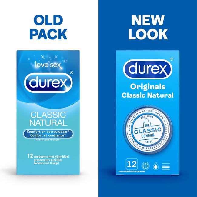 Durex Condooms Originals Classic Natural 12 stuks