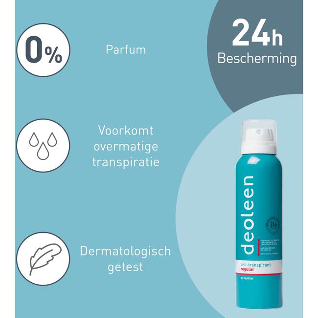 Deoleen Regular Anti-Transpirant Deodorant Spray 150 ML