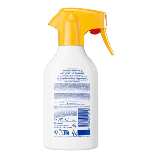 NIVEA SUN Sensitive Zonnebrand Zonnespray Kids & Babies SPF 50+ 270 ML