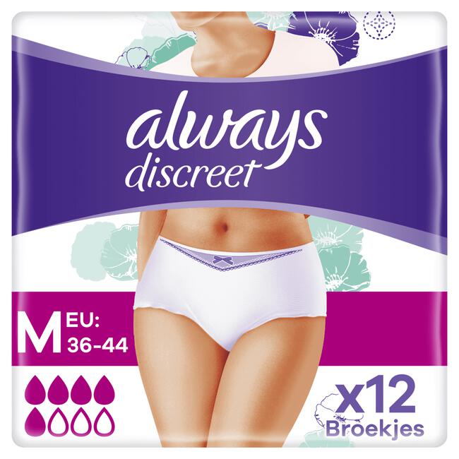Always Discreet Urineverlies Broekjes Normal L 7 Stuks