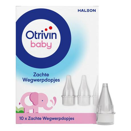 OtriCare Baby wegwerpdopjes bij Aspirator neusjesreiniger 10 stuks