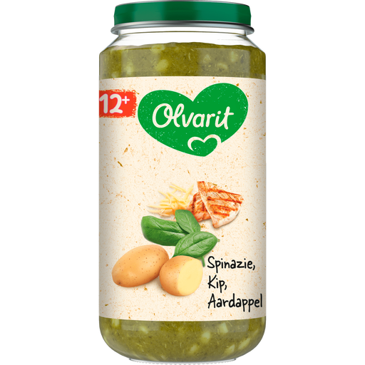 Olvarit Spinazie Kip Aardappel 12+ Maanden 250 gram