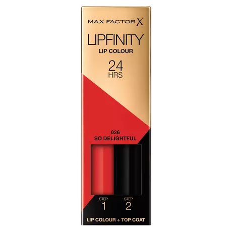 Max Factor Lipfinity Lip Colour 2-Step Long Lasting Lipstick 026 So Delight