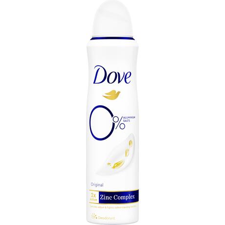 Dove Original 0% Deodorant Spray 150 ML