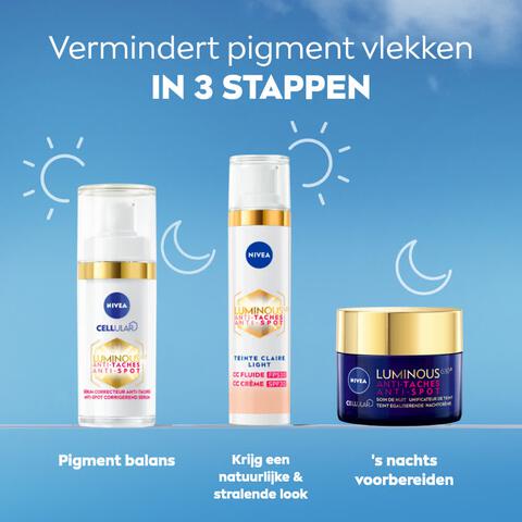 NIVEA Cellular Luminous630 CC Fluid SPF30 Light 40 ML