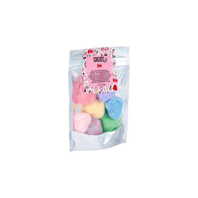 Create it! bruisbal mini hartjes 7-pack display v3