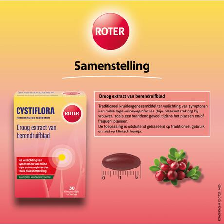 Roter Cystiflora 30 tabletten