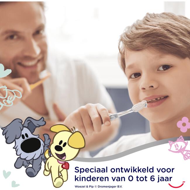 Prodent Kids Woezel & Pip 0-6 jaar Tandpasta 75 ML