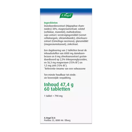 A.Vogel Famosan Overgang1* Totaal Tabletten 60 stuks