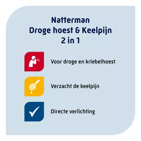 Natterman Droge Hoest & Keelpijn 150 ML
