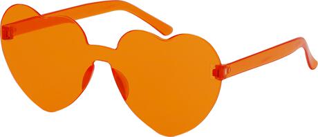  Koningsdag Zonnebril Hartjes Oranje