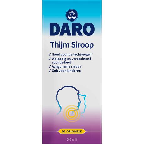 Daro Thijmsiroop Original 200 ML