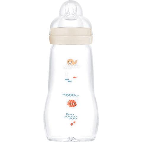 MAM Baby Feel Good Glass Bottle Babyfles Uni 260 ML