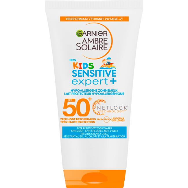 Garnier Ambre Solaire Kids Reisformaat Zonnebrandmelk SPF 50+ 50 ML