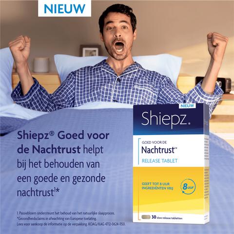 Shiepz Nachtrust 8 uur 30 tabletten
