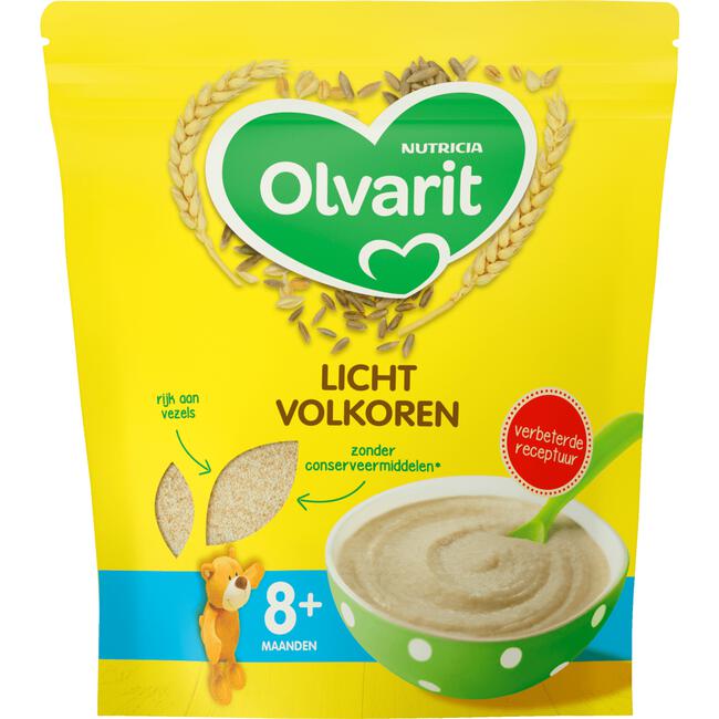 Olvarit Ontbijtpap Licht Volkoren 8 maanden