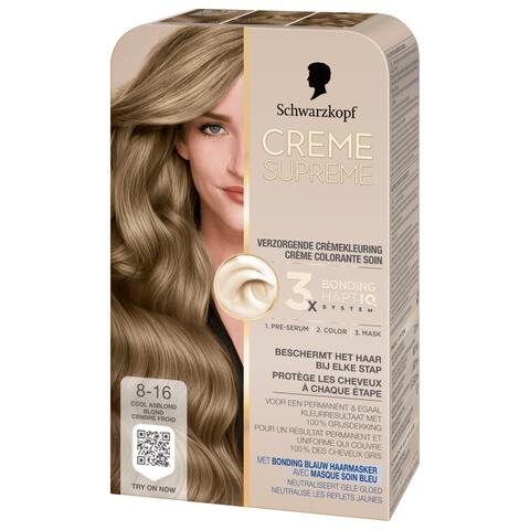 Schwarzkopf Creme Supreme Haarkleuring 8-16 Cool Asblond