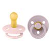 BIBS Colour Fopspeen Rond Latex Maat 2 Blossom/Dusky Lilac 2 stuks