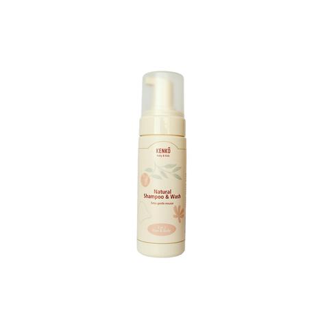 Kenkô Baby & Kids Natural Wash and Shampoo Mousse 150ML