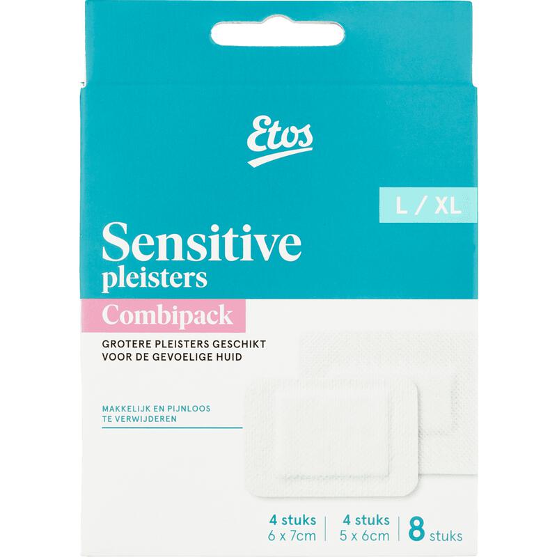 Etos Sensitive Pleisters Combipack Pleisters 8 stuks