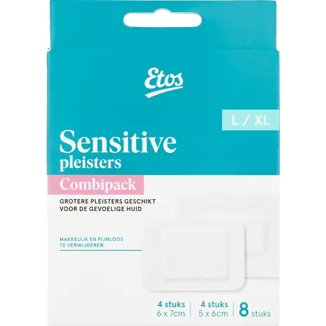 Etos Sensitive Pleisters Combipack Pleisters 8 stuks