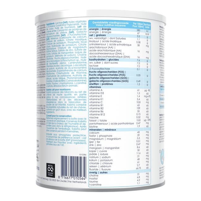 Kabrita Zuigelingenmelk 1 800GR