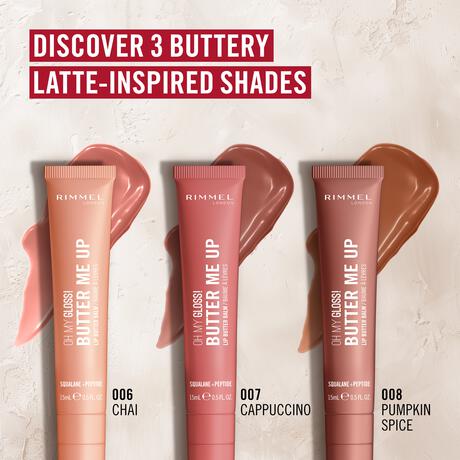 Rimmel Oh My Gloss Butter Me Up Lip Butter 007 Cappuccino