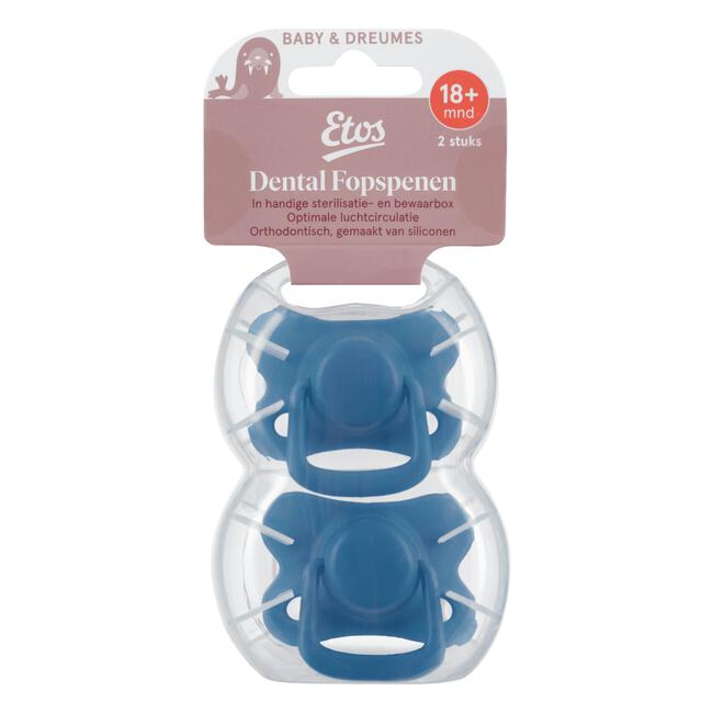 Etos Fopspenen In Steriliseerdoosje 18+ Maanden Assorti 
